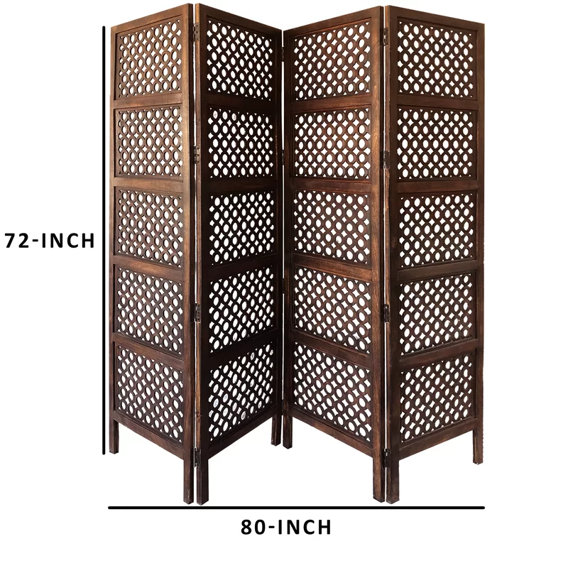 4 Panel 6ft Room Divider dimentions