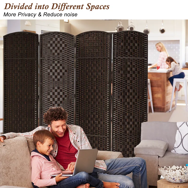 6 Ft Folding Room Divider Mockup