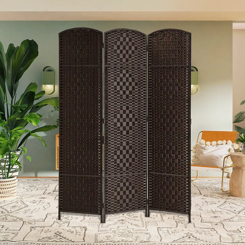 6 Ft Folding Room Divider on site view