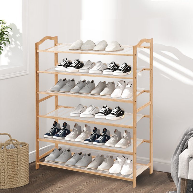 6 Tier Shoe Rack isometric on site view