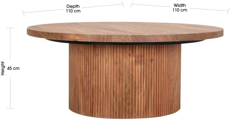 ISABELLA Coffee Table Details