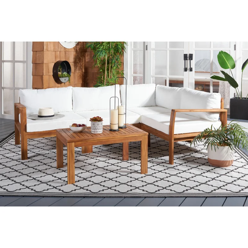 L shape Corner Sofa, 3 - Person Seating on site view