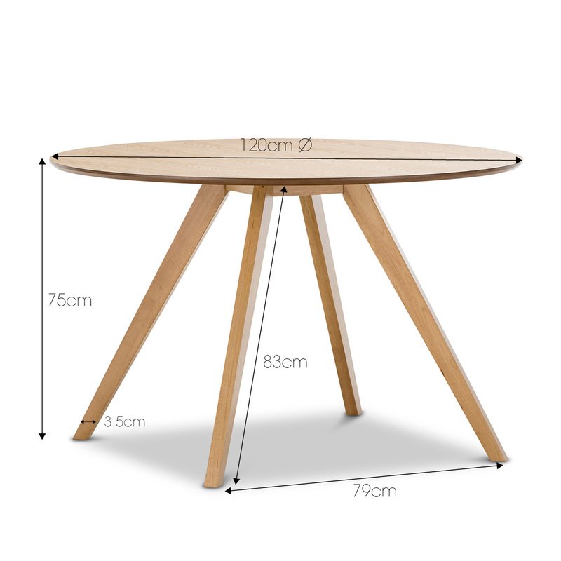 MILARI Dining Table dimensions