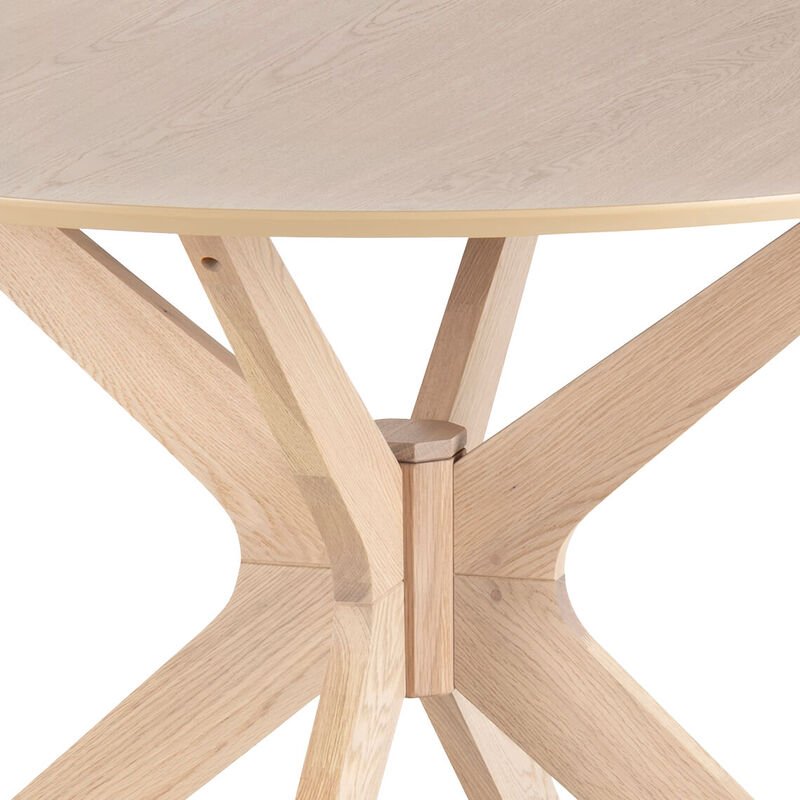 MILFORD Dining Table closeup detail joinery
