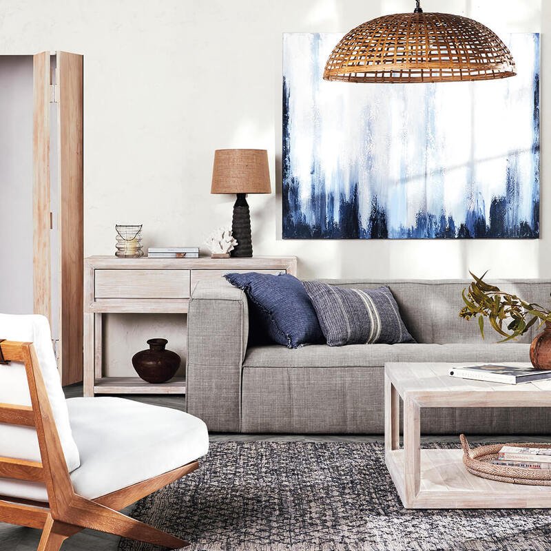 PALM SPRINGS Fabric Occasional Chair living room