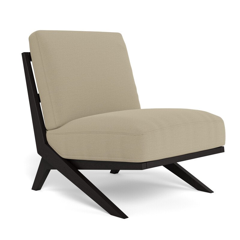 PALM SPRINGS Fabric Occasional Chair side angle view png