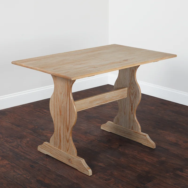 Padstow 3 - Piece Pine Trestle Dining Set only table