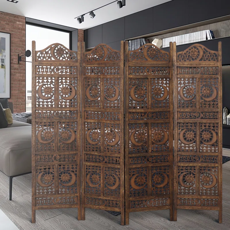 Panel Folding Room Divider on site view