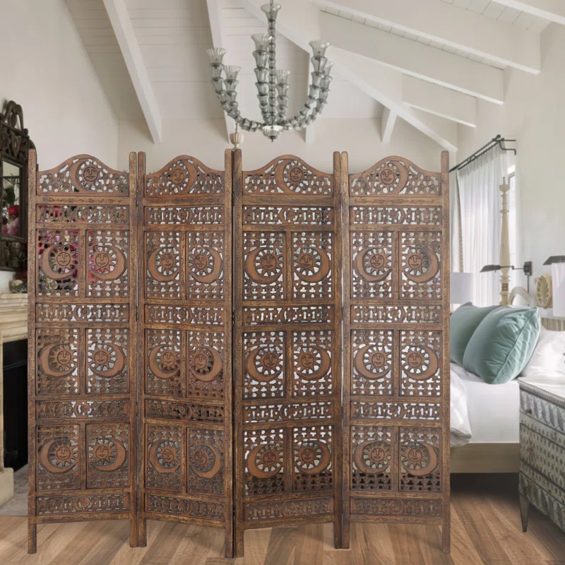 Panel Folding Room Divider royal view