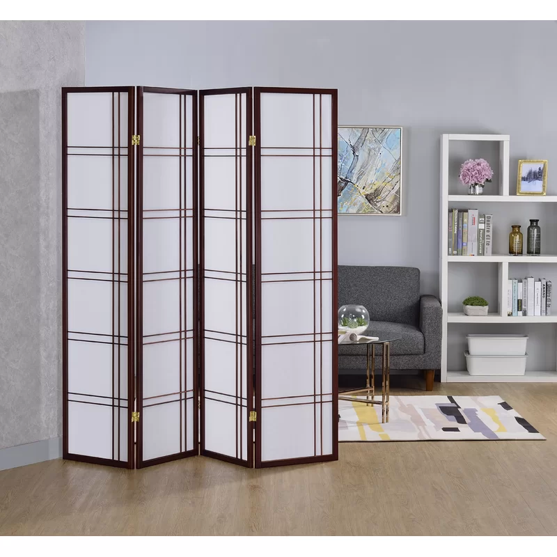 St Andrew H Solid Wood Folding Room Divider on site view