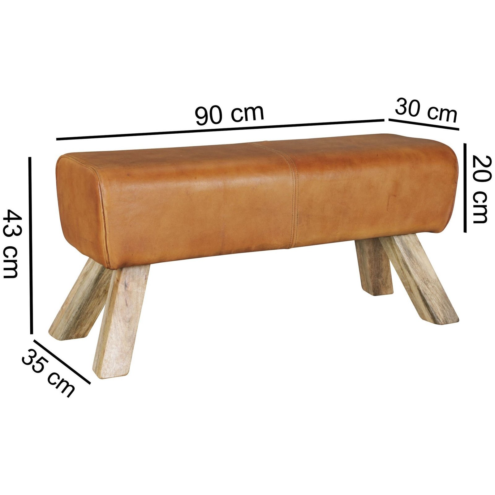 Stool bench, leather stool gymnastics bench all dimentions