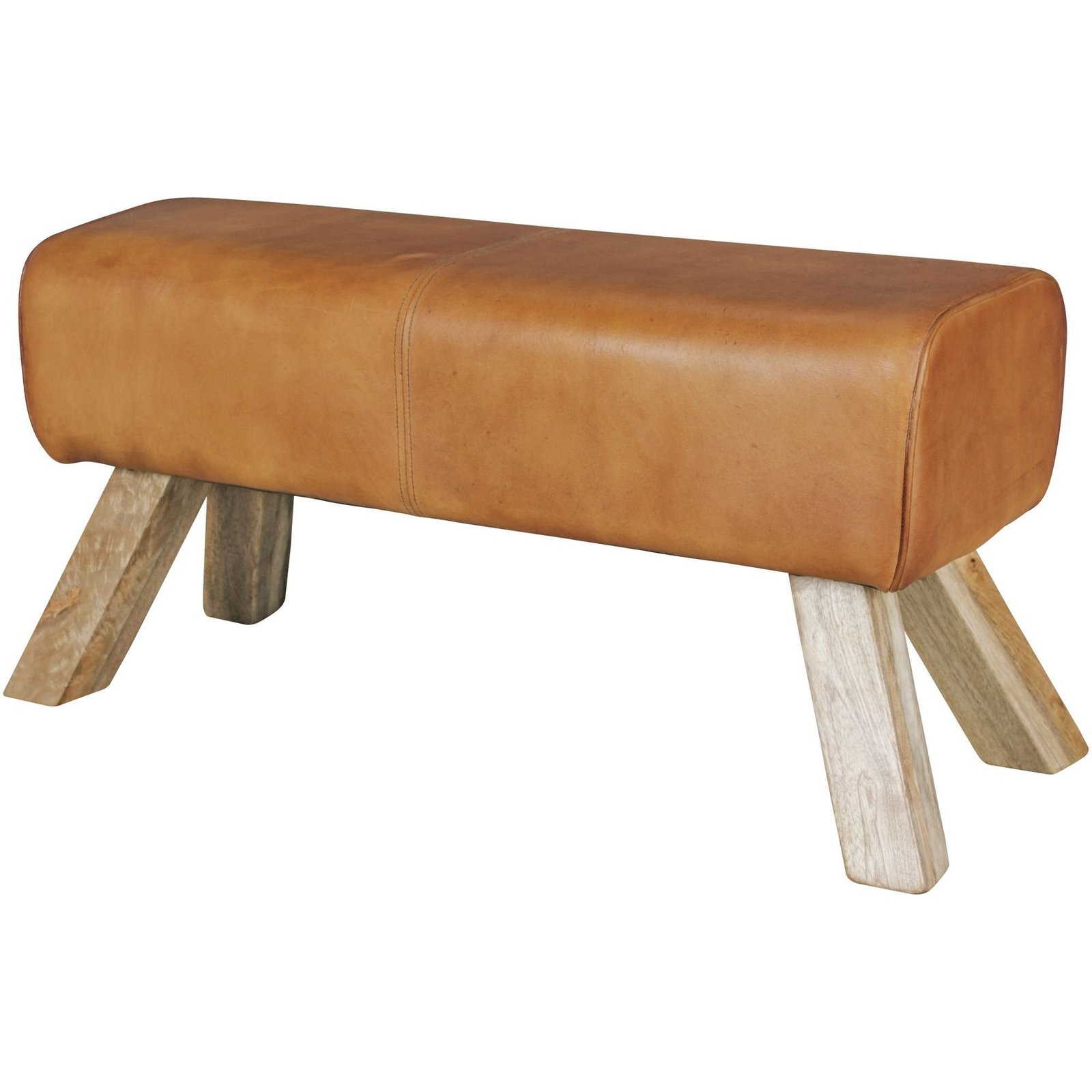 Stool bench, leather stool gymnastics bench isometric view png