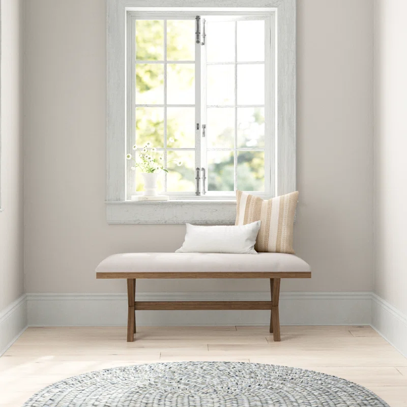 Upholstered Bench actual view