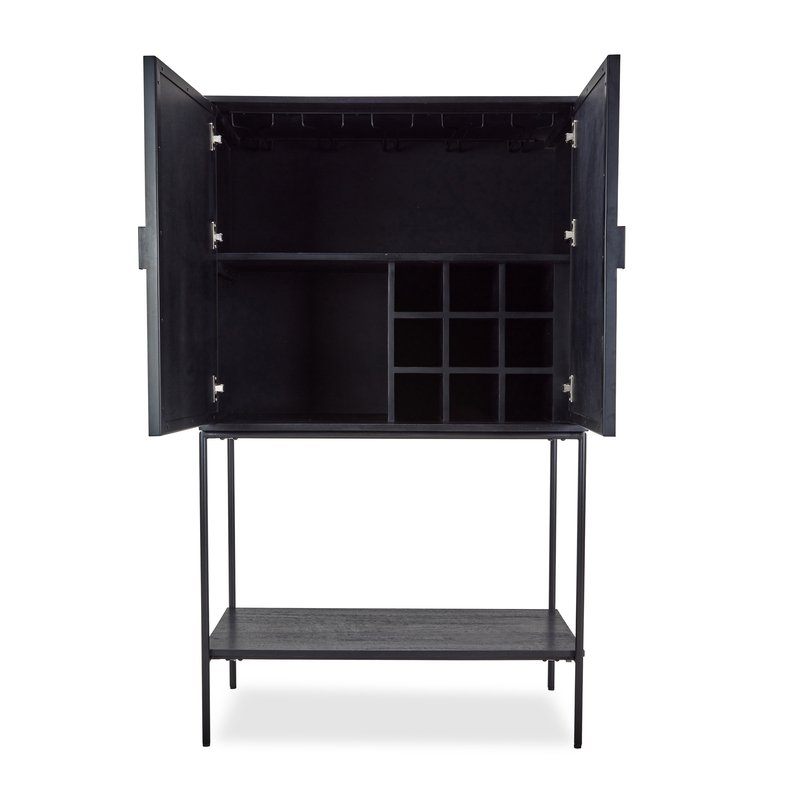 YAMBA Bar Cabinet open cabinets