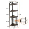 18 Bottle Floor Wine and Glass Rack all the dimentions