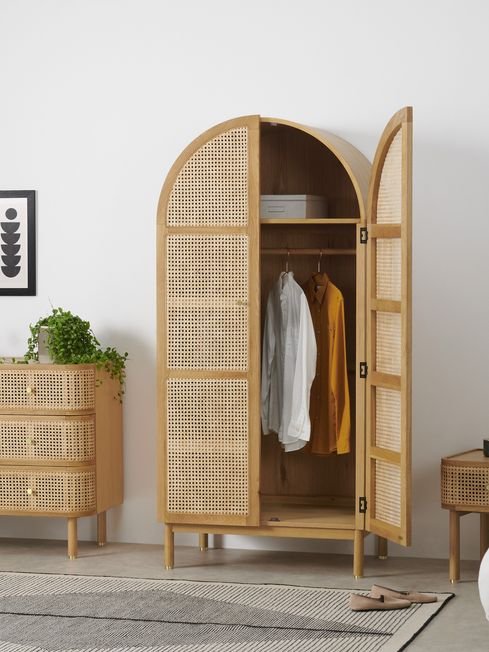 Ankhara Double Wardrobe one side pen in room