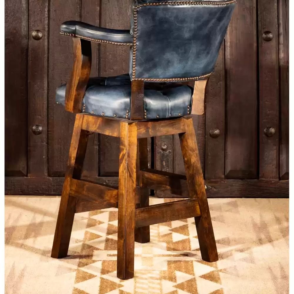 Armani bar stool backside view