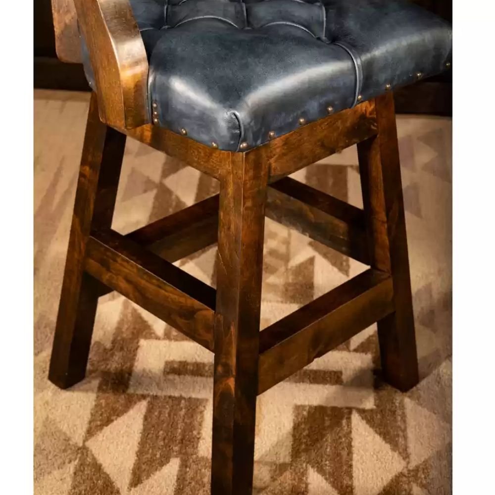 Armani bar stool bottom closeup