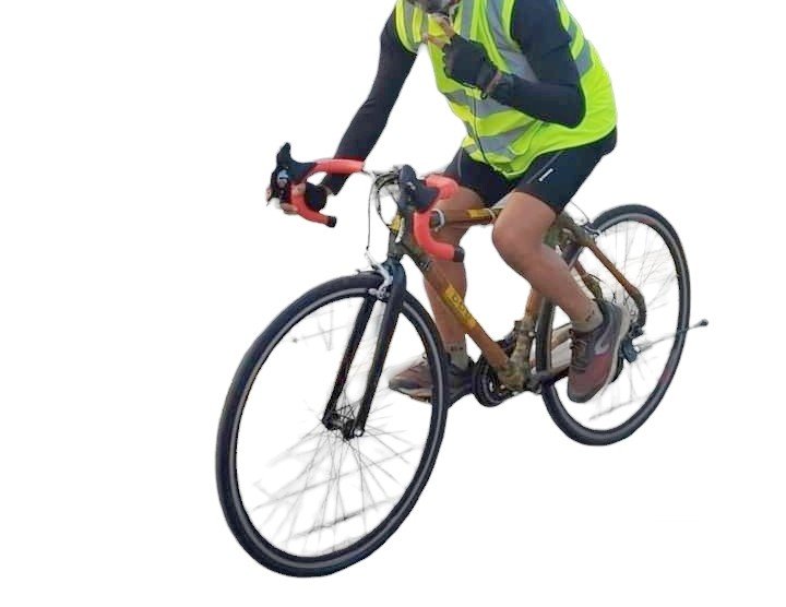 Bamboo Cycle rider