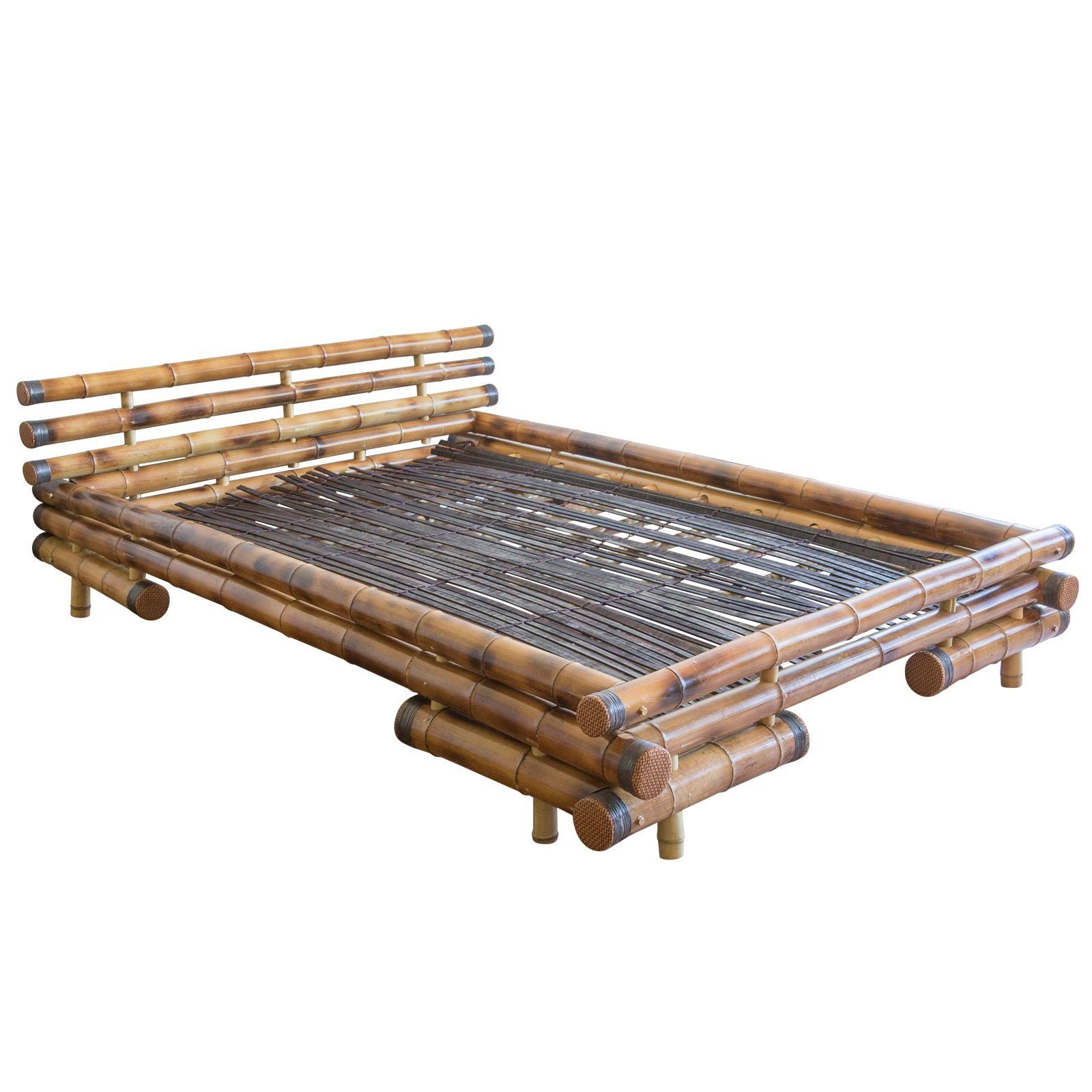 Bamboo bed isometric view png