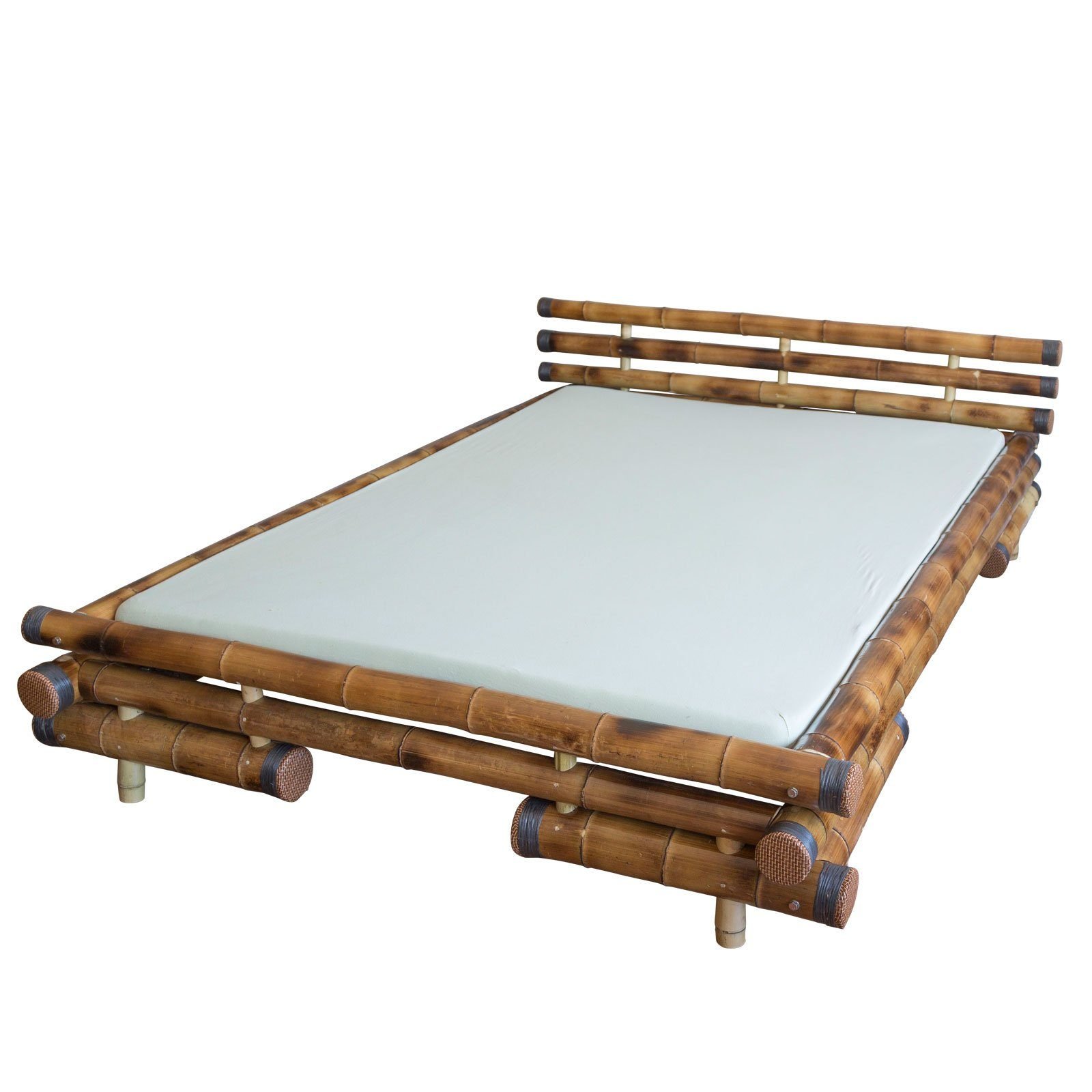 Bamboo bed top view