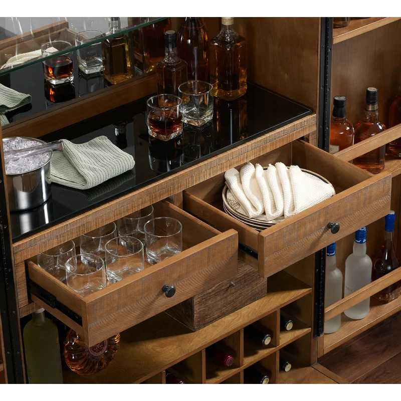 Bar Cabinet closeup details