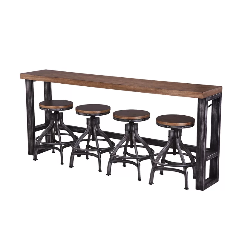 Bar Dining Table isometric view png