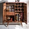 Bar cabinet MYSTIC LIVING open cabinet front view