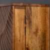 Bar cabinet SCORPION in Solid wood 3D carvings closeup view