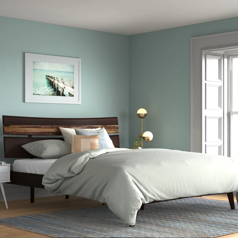 Bedroom Set Solid wood handmade actual bedroom view