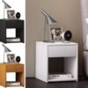 Bedside table wooden nightstand Sledo Mini color opetions