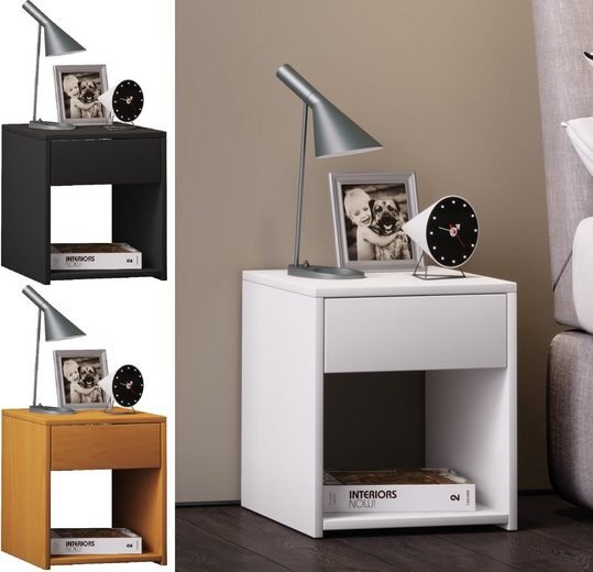 Bedside table wooden nightstand Sledo Mini color opetions