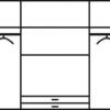 Bega wardrobe inside details drawing