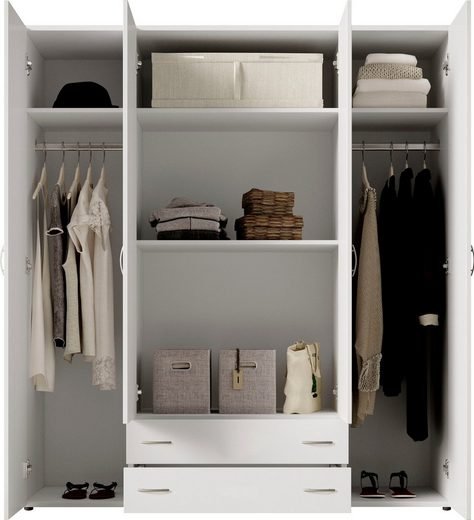 Bega wardrobe open full elevation front
