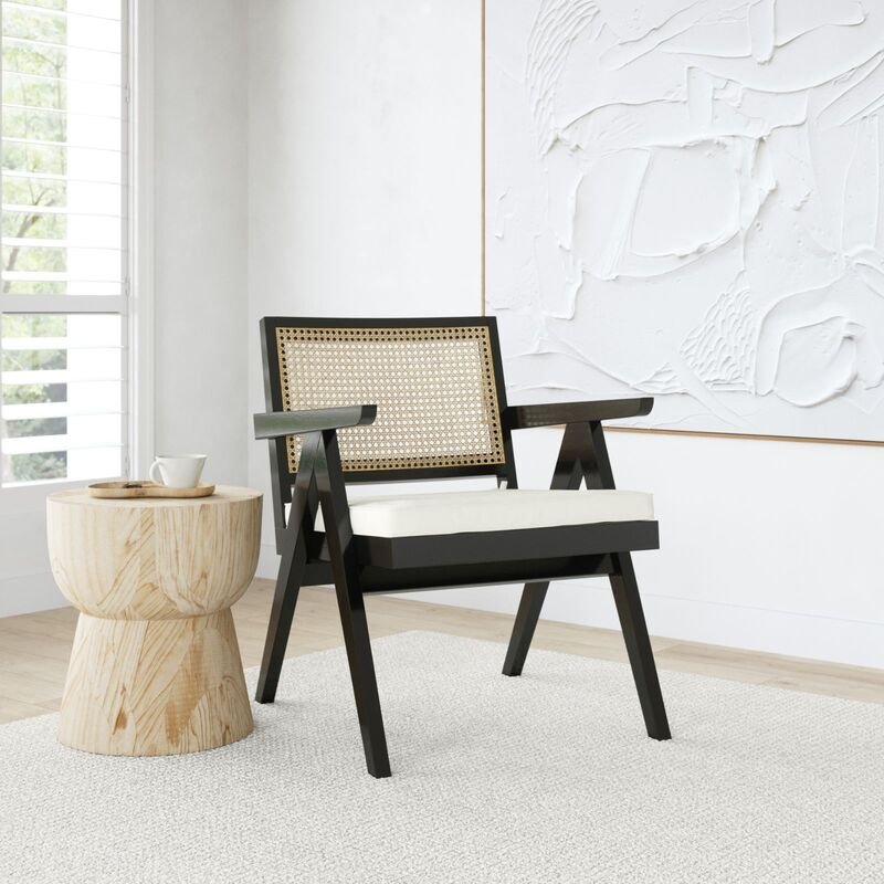 CORKY Side Table across chair