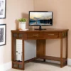 Corner Computer Desk in bedroom