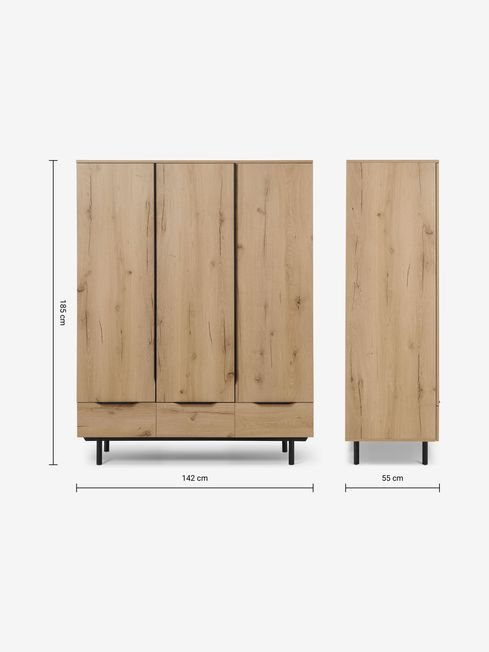 Damien Wardrobe dimensions