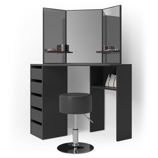 Dressing table ARIELLE black png