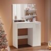 Dressing table, white in room