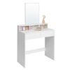 Dressing table, white, modern png