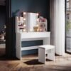 Dressing table white oak in bedroom