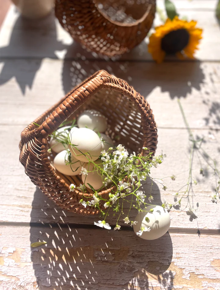 English willow multi utility Moon basket garden pckup