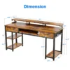 Harbe Desk dimensions