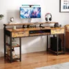 Harbe Desk front view in room