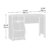 Kids Study Desk dimensions