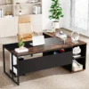 L Shaped Office Desk in bedroom