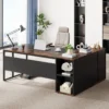 L Shaped Office Desk in room