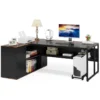 L Shaped Office Desk png