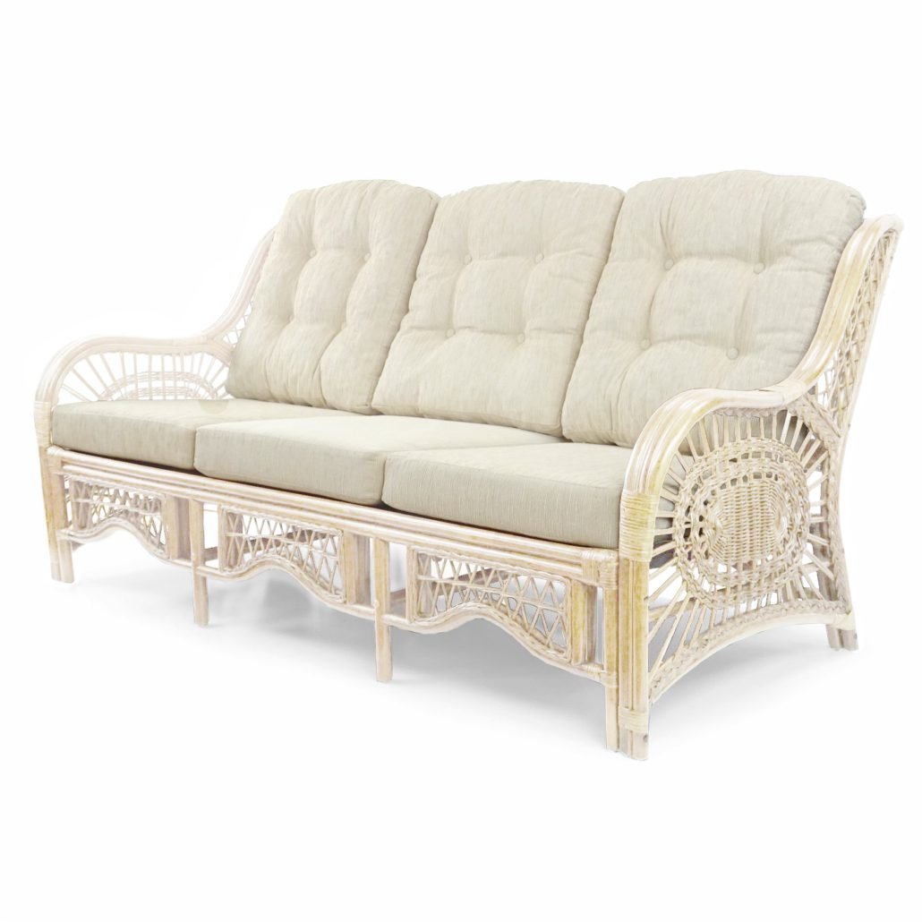 Malibu Handmade 3-Seater Sofa isometric view