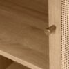 Pavia Natural Triple Wardrobe closeup